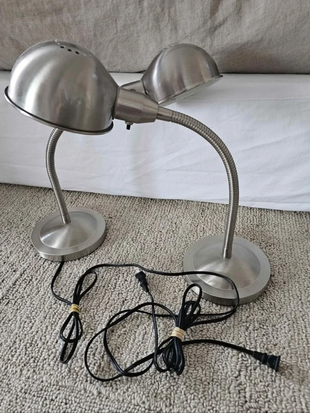 Vintage IKEA Gooseneck Task Desk Lamps Pair Of 2